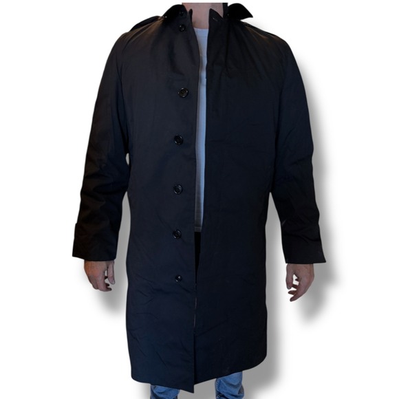Centre Mfg. Co., Inc. Other - NWT Mens 42XL Black All Weather Trench Coat Water Repellent Removable Liner
